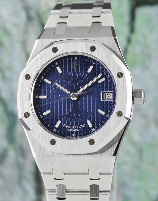 (image for) LIKE NEW AUDEMARS PIGUET ROYAL OAK "TIME FOR THE TREES FOUNDATION" / 15100ST.0.0789ST.01